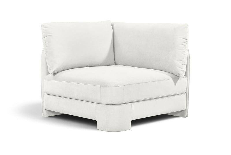 Hammond - Velvet Performance Fabric Upholstered Corner Chair