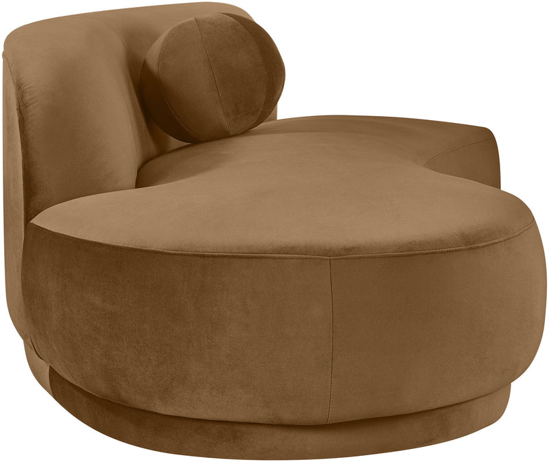 Avra - 86" Velvet Performance Fabric Upholstered Sofa