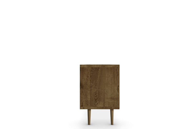 Manhattan Liberty - 71" TV Stand With Rustic Brown Frame