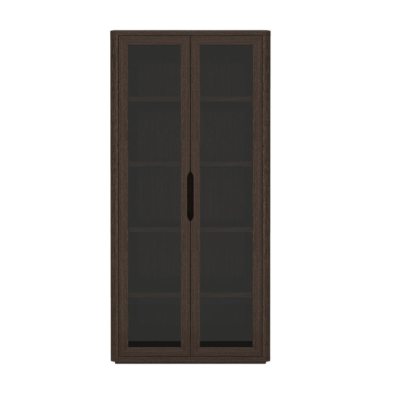 Manhattan Rivington - Bookcase Cabinet With Glass Doors