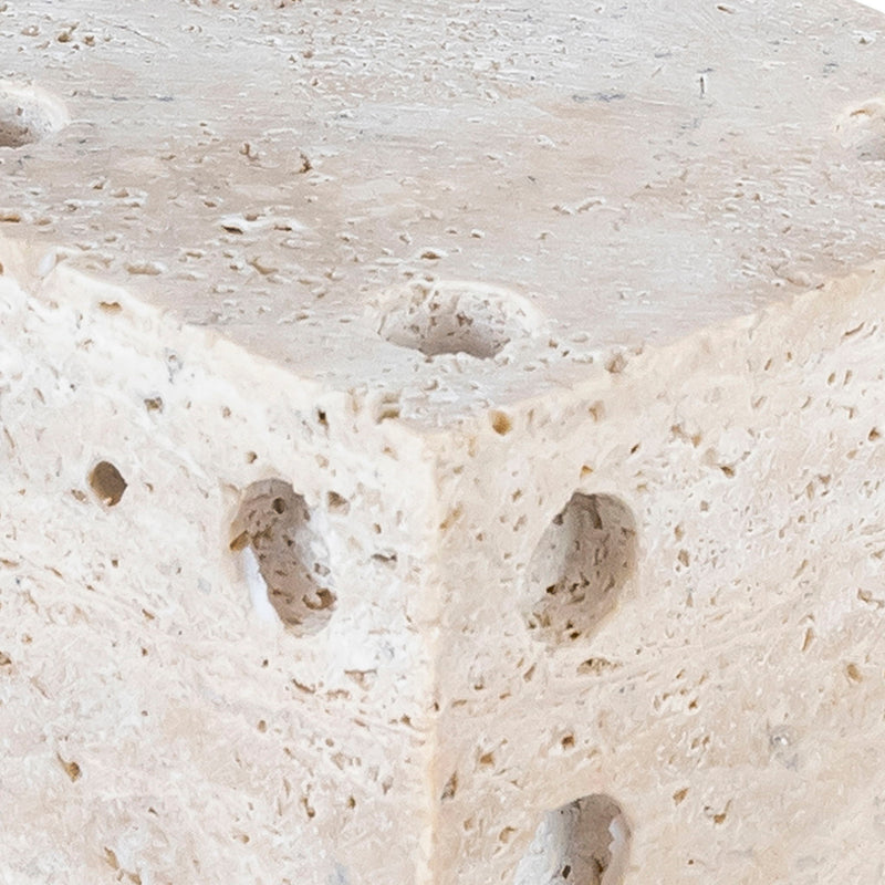 Dice Natural Travertine Decorative Dice