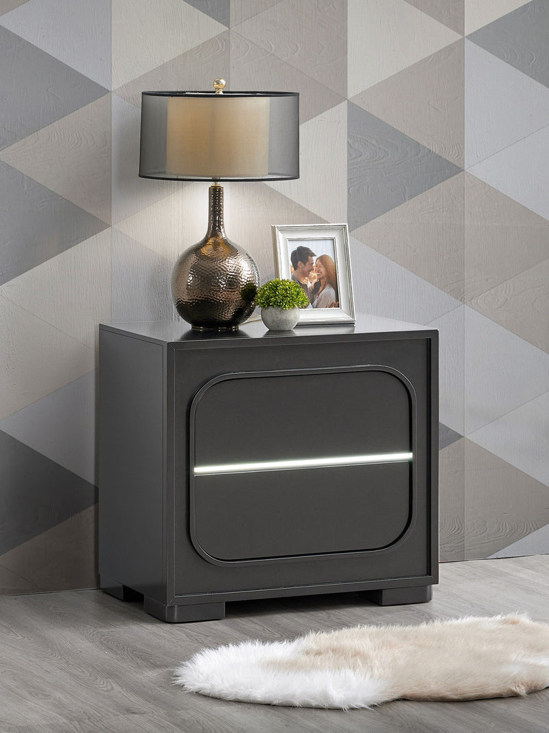 Wave - Nightstand - Wenge