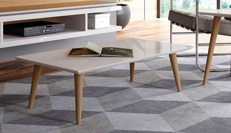 Manhattan Utopia - Rectangle Table - Off White