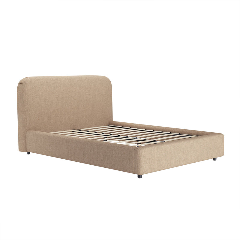 Flair - Rounded Upholstered Bed
