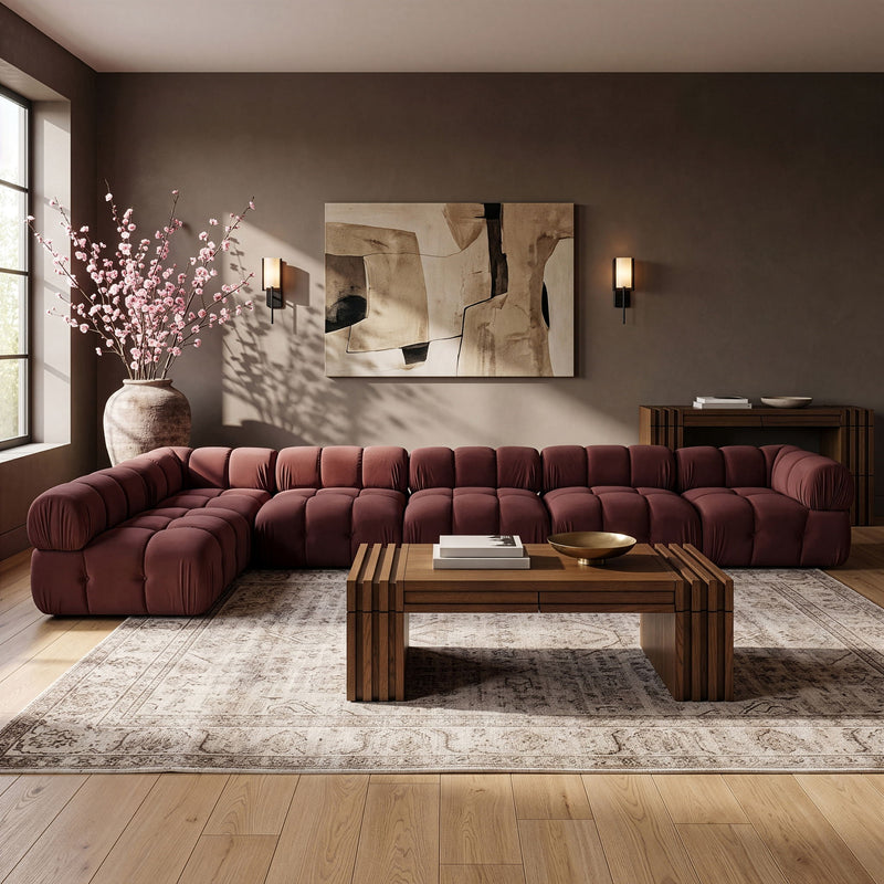 Orin - 6 Piece Modular Sectional (4 Modular Chairs, 2 Corner Chairs)