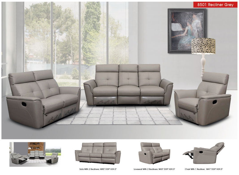 8501 - Chair With Manual Recliner