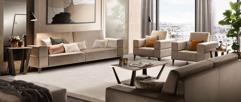 ArredoAmbra - 3 Seat Sofa Special - Beige