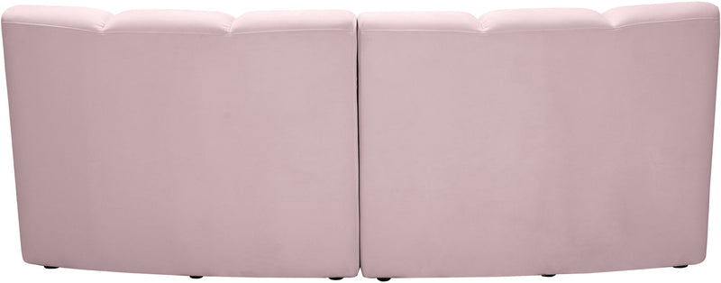 Infinity - 2 Piece Velvet Modular Sectional