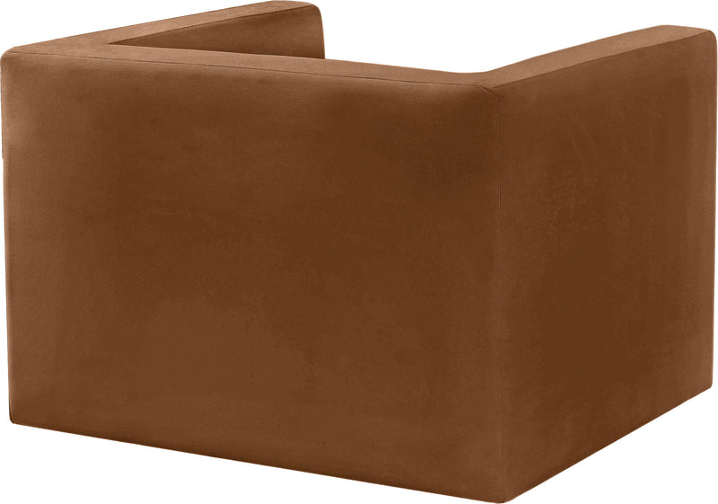 Henson Saddle Velvet Upholstered Chair
