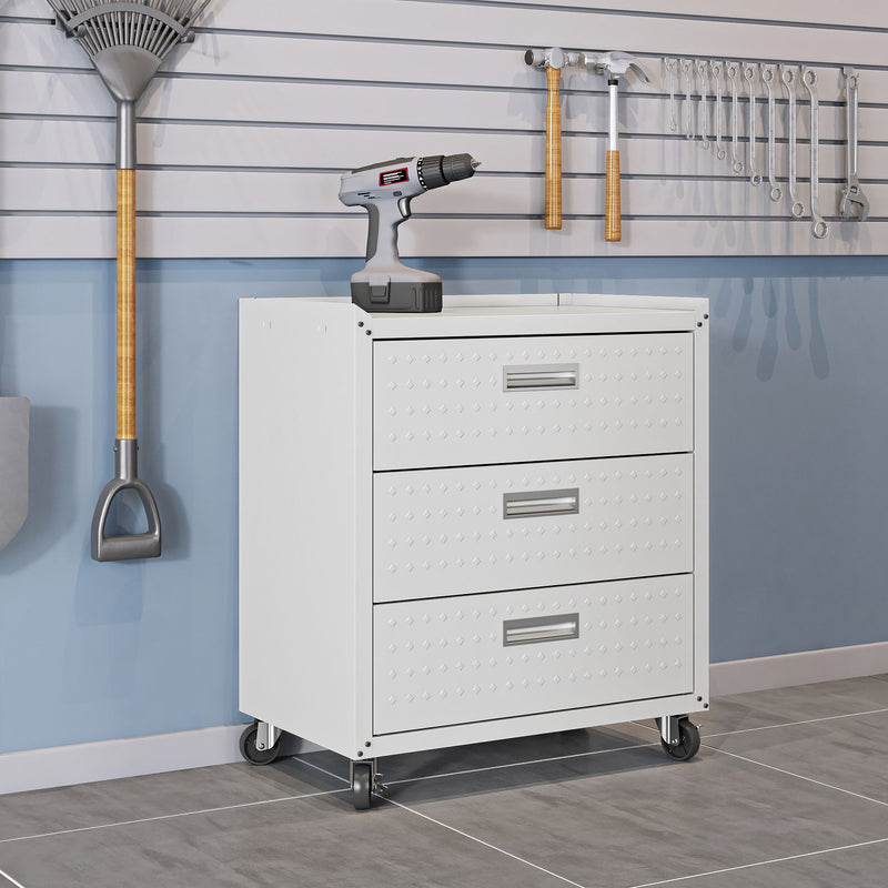 Manhattan Fortress - 3-Drawer Rolling Garage Cabinet