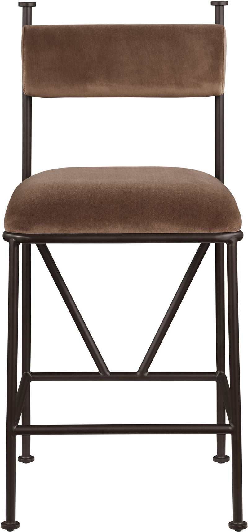 Monarch - Velvet Counter Stool (Set of 2)