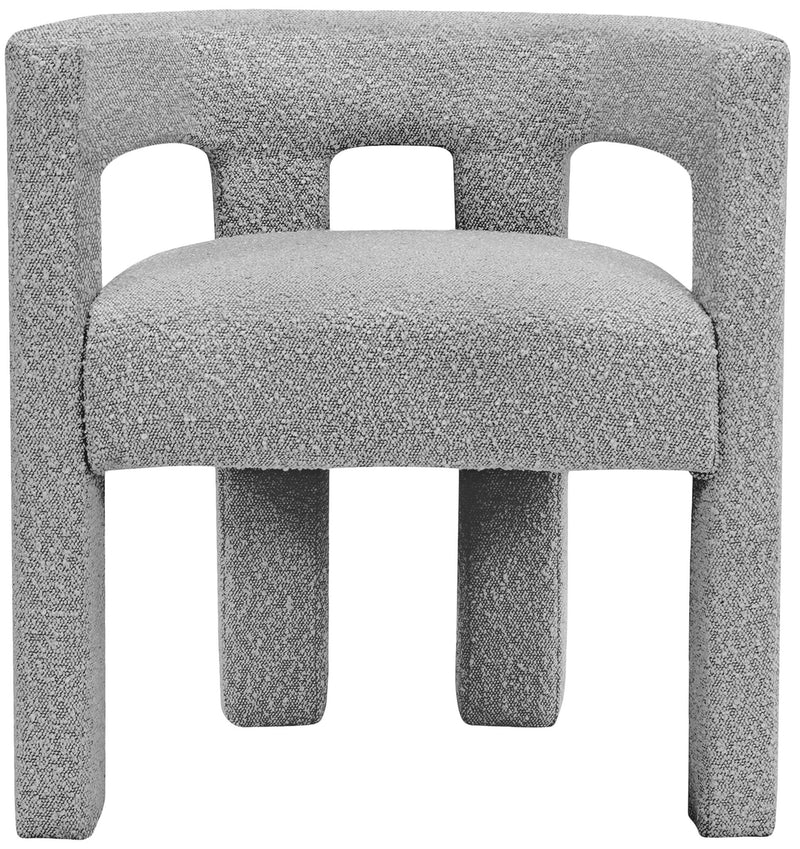 Athena - Boucle Fabric Dining Chair