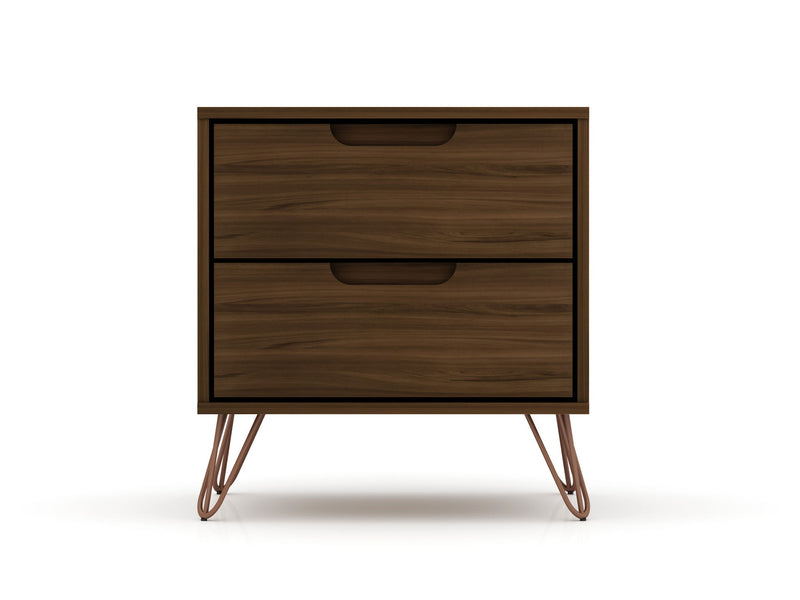 Manhattan Rockefeller - 2-Drawer Nightstand