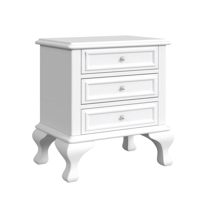 Jesse - 4 Piece Full Panel With Trundle Bedroom Set - White