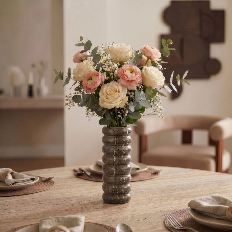 Rousse - Travertine Vase