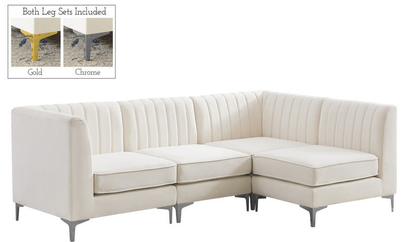 Alina - 4 Piece Modular L-Shaped Sectional