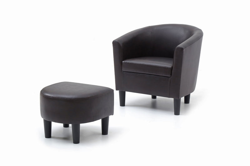 Glory Furniture - Salem - Chair & Ottoman