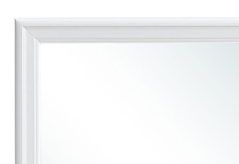 Lorana - 38" Mirror - Silver Champagne
