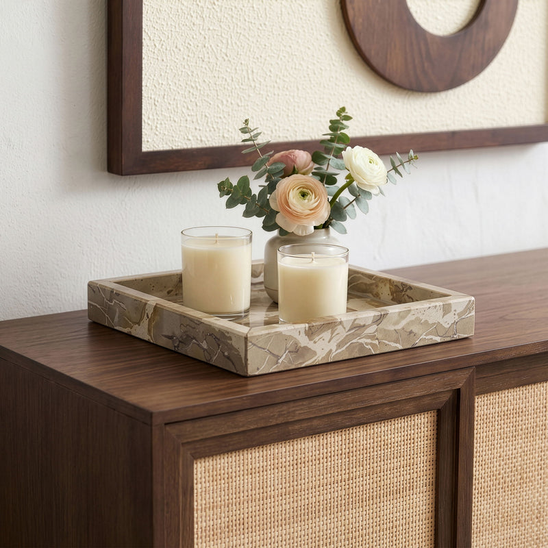 Michael - Genuine Marble Tray
