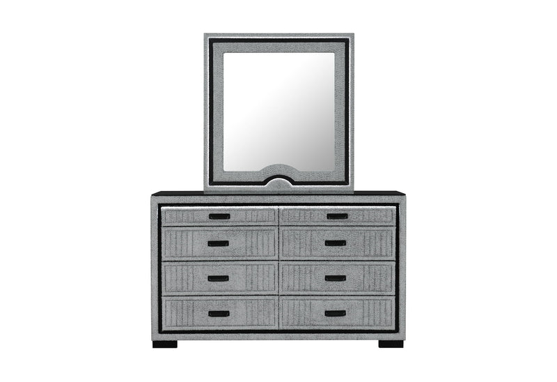 Isabella - Dresser With LED - Gray