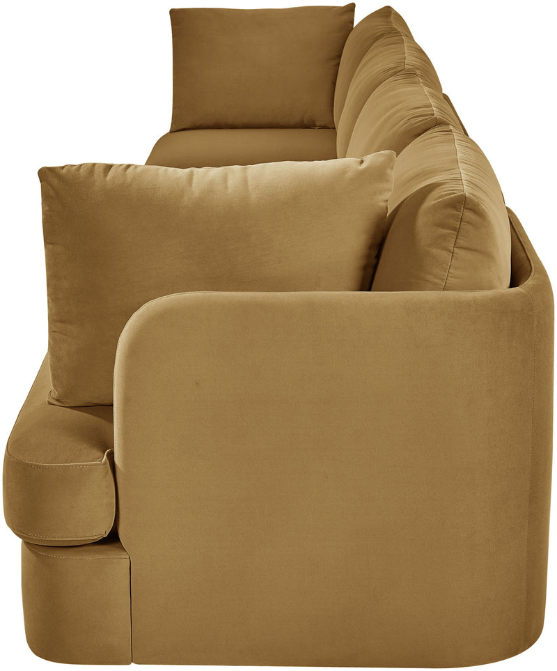 Hammond - Velvet Performance Fabric Upholstered 4 Piece Sofa