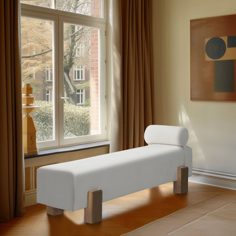 Edison - Bench - Light Brown Base
