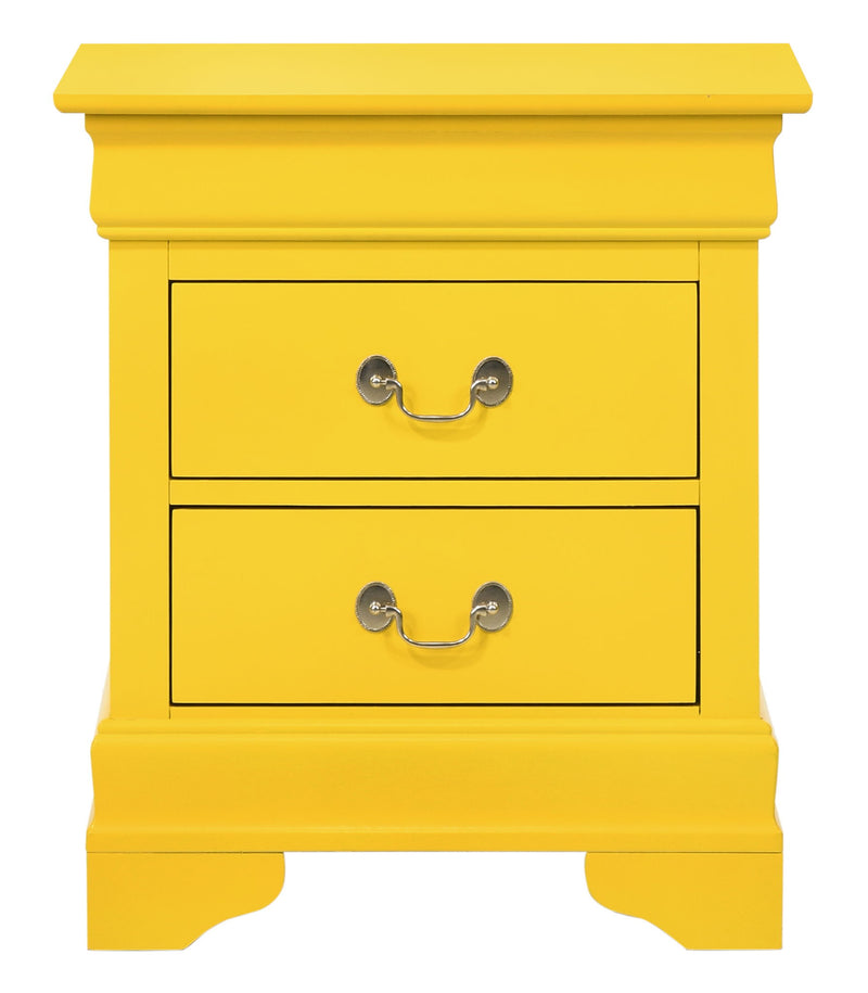 Glory Furniture - Louis Phillipe - 2 Drawer Nightstand