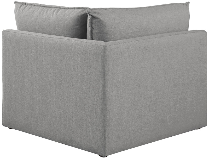 Mackenzie Linen Textured Fabric Upholstered Modular Corner Chair