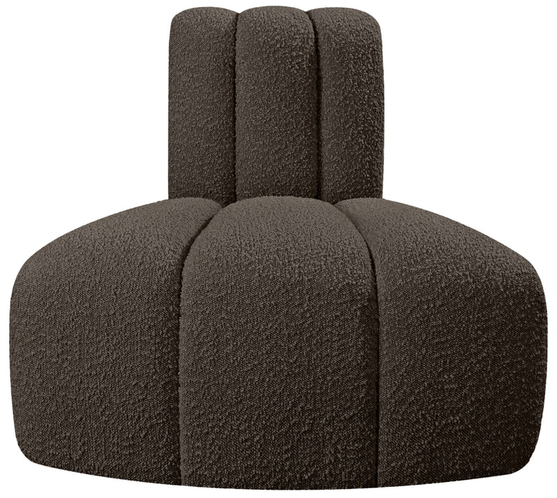 Arc - Boucle Fabric Reverse Corner