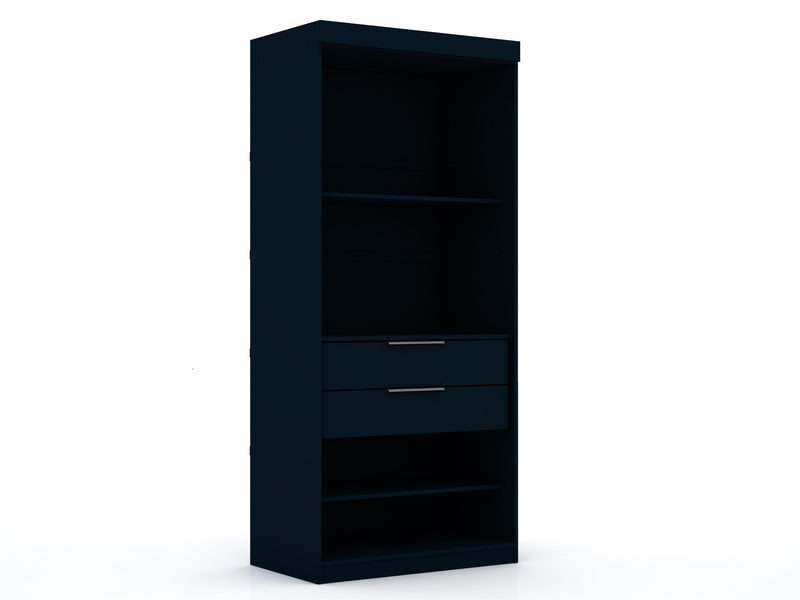 Manhattan Mulberry - Wardrobe Closet With Open Space
