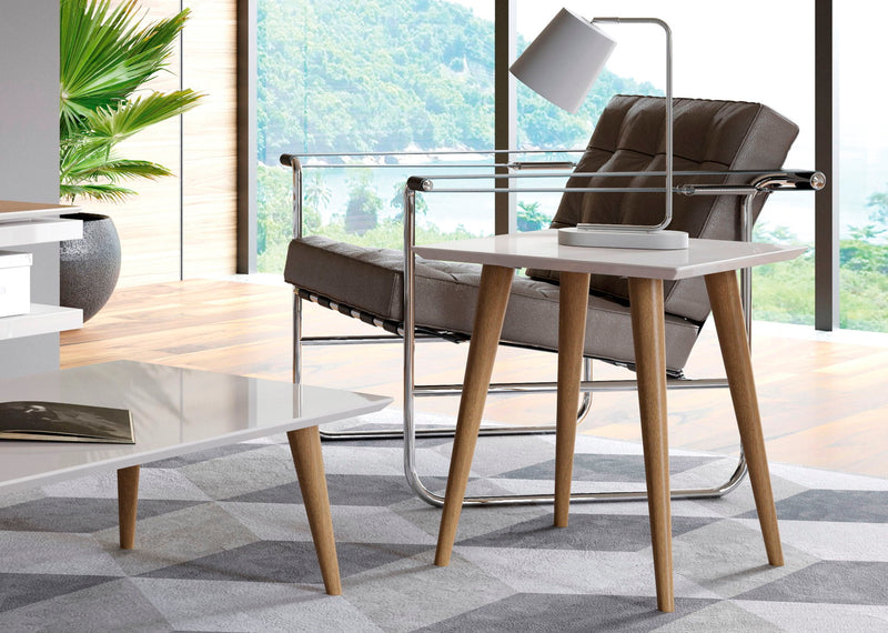 Manhattan Utopia - Rectangle Table - Off White