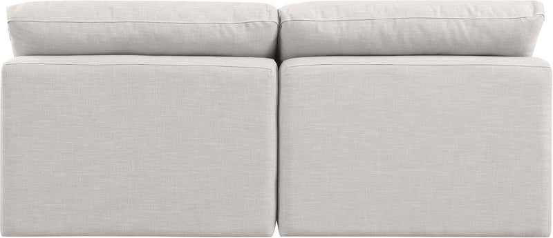Indulge - Linen 2 Seat Modular Armless Sofa