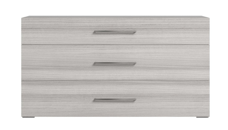 Mia - Dresser - White / Gray / Silver