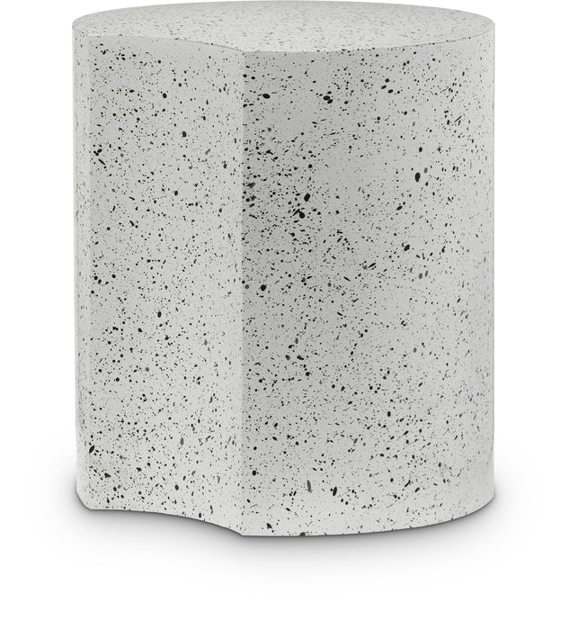 Dimple - End Table - Terazzo Finish