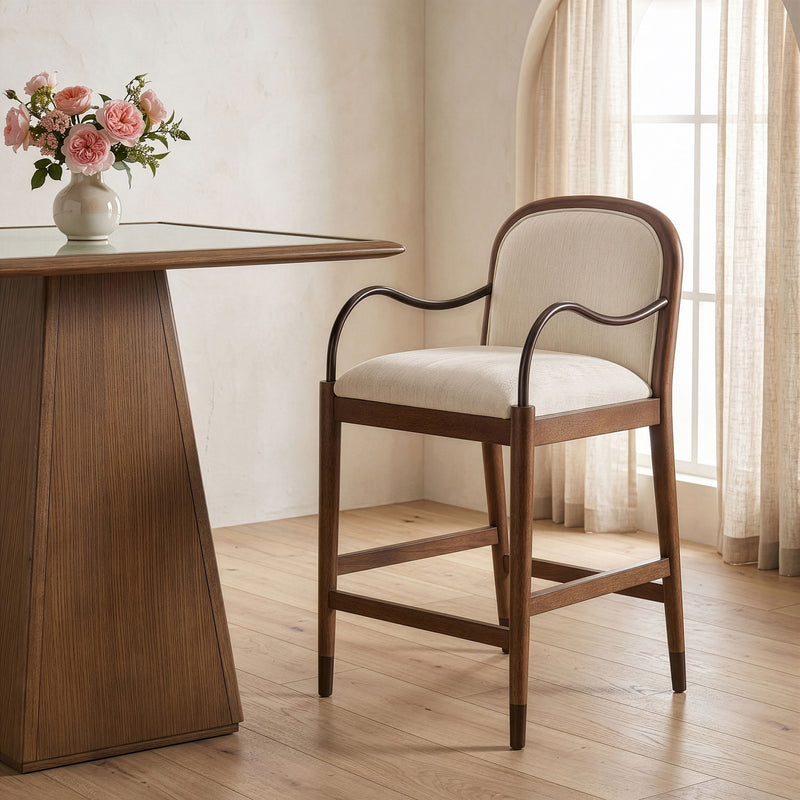 Cambria - Fabric Upholstered Counter Stool