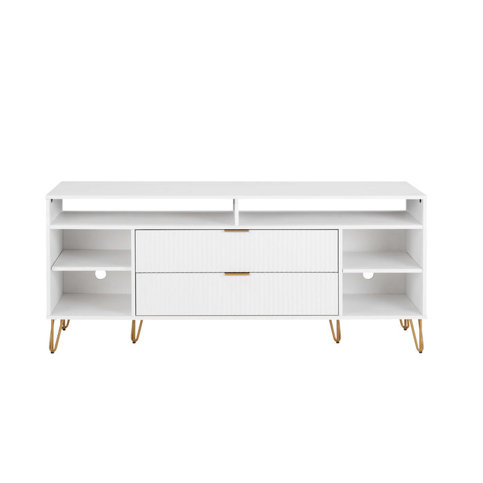 Manhattan Dumbo - Fluted TV Stand