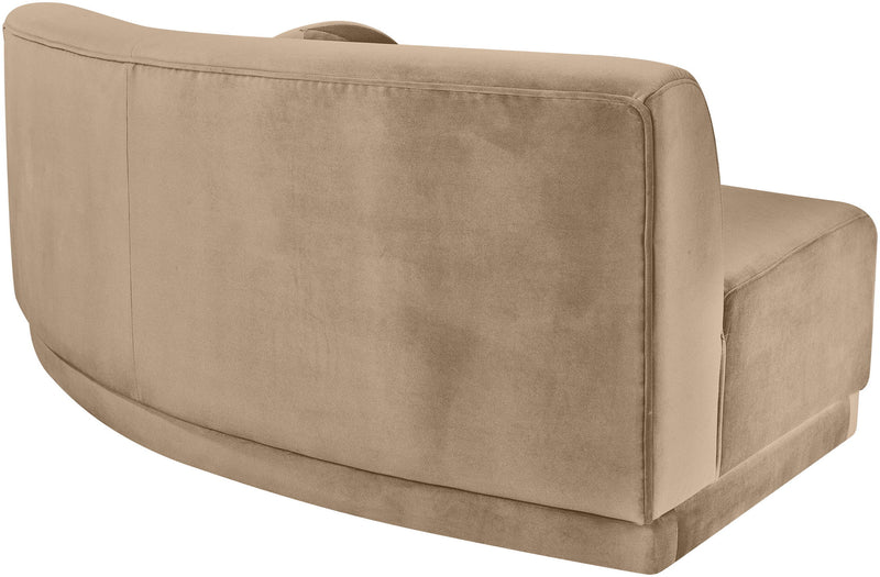 Avra - Velvet Performance Fabric Upholstered Armless Sofa