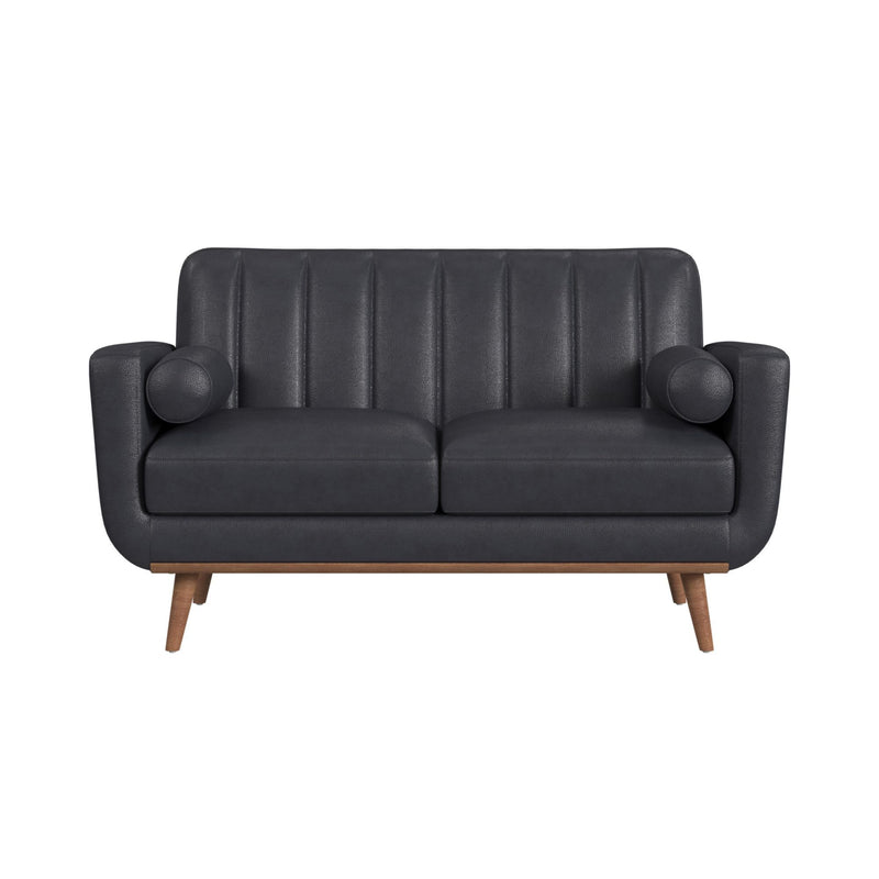 Horizon - Loveseat With Wood Front 2 Pillows