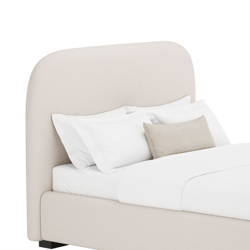 Clifton - Rounded Edge Upholstered Bed