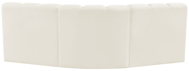 Arc - Velvet 3 Piece Modular Corner Sofa