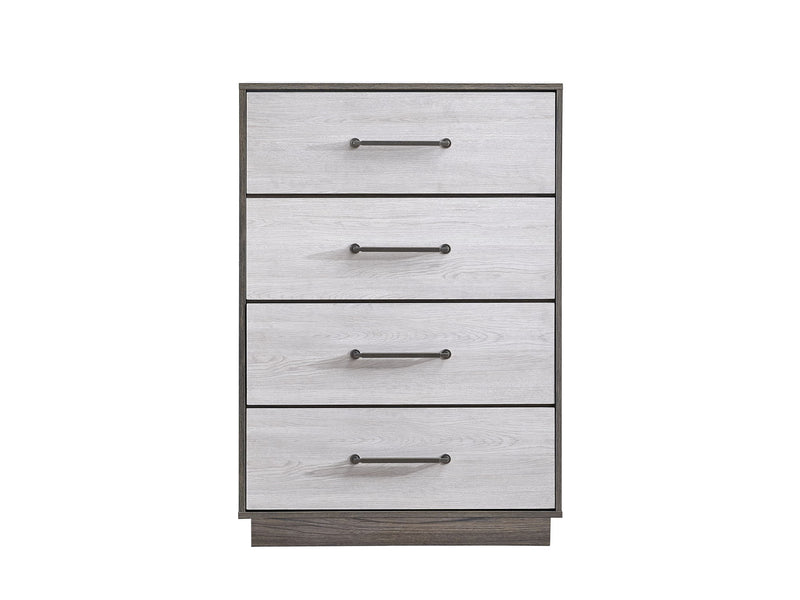 Aberdeen - Chest - Gray / Oak