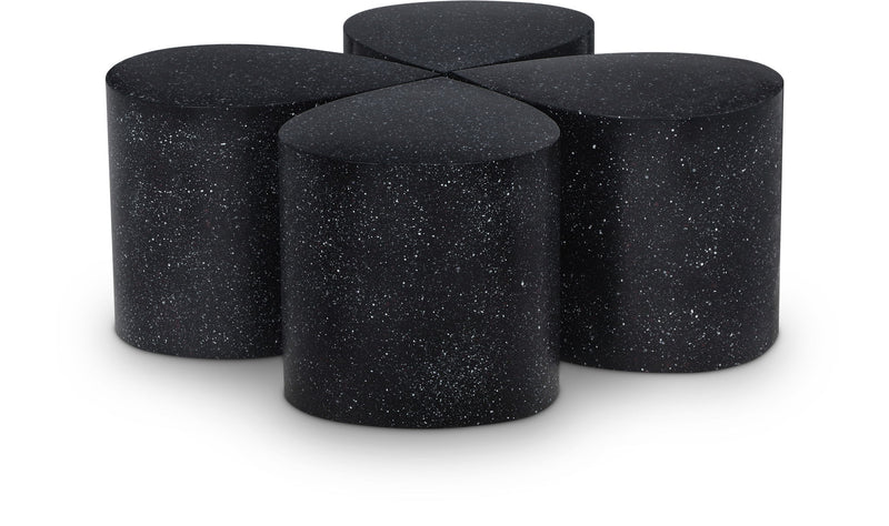 Petal Black Iron 4pc. Coffee Table