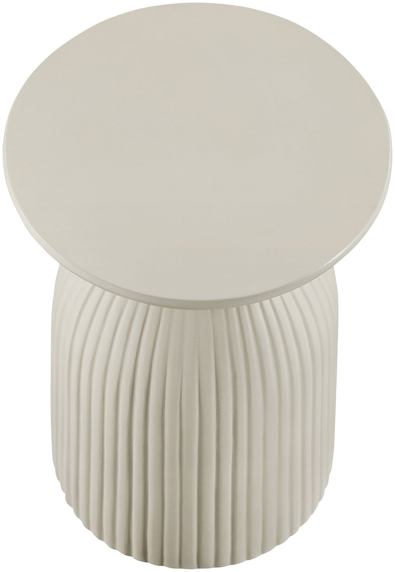 Opani Taupe Concrete Indoor/Outdoor End Table