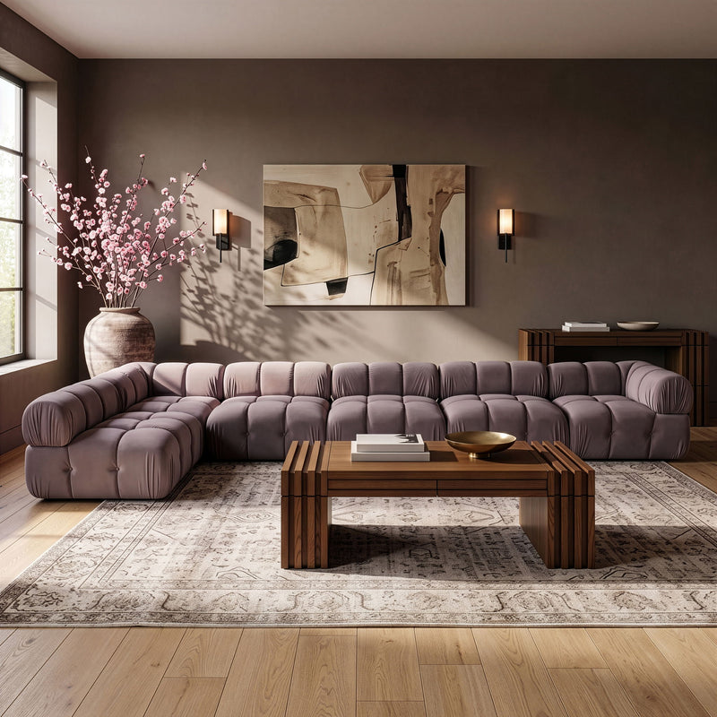 Orin - 6 Piece Modular Sectional (4 Modular Chairs, 2 Corner Chairs)