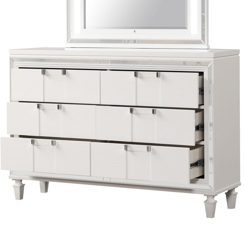 Genoa - Dresser - Sparkling White