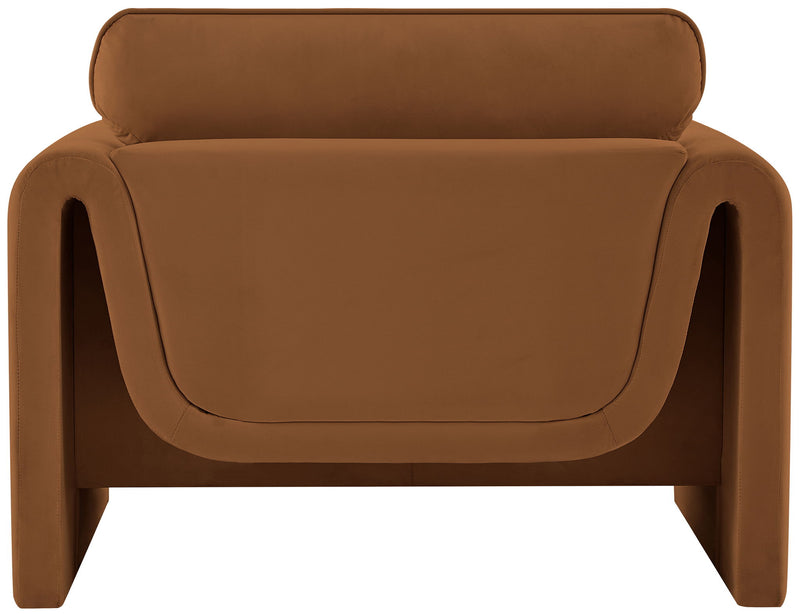 Sloan Saddle Velvet Upholstered Chair