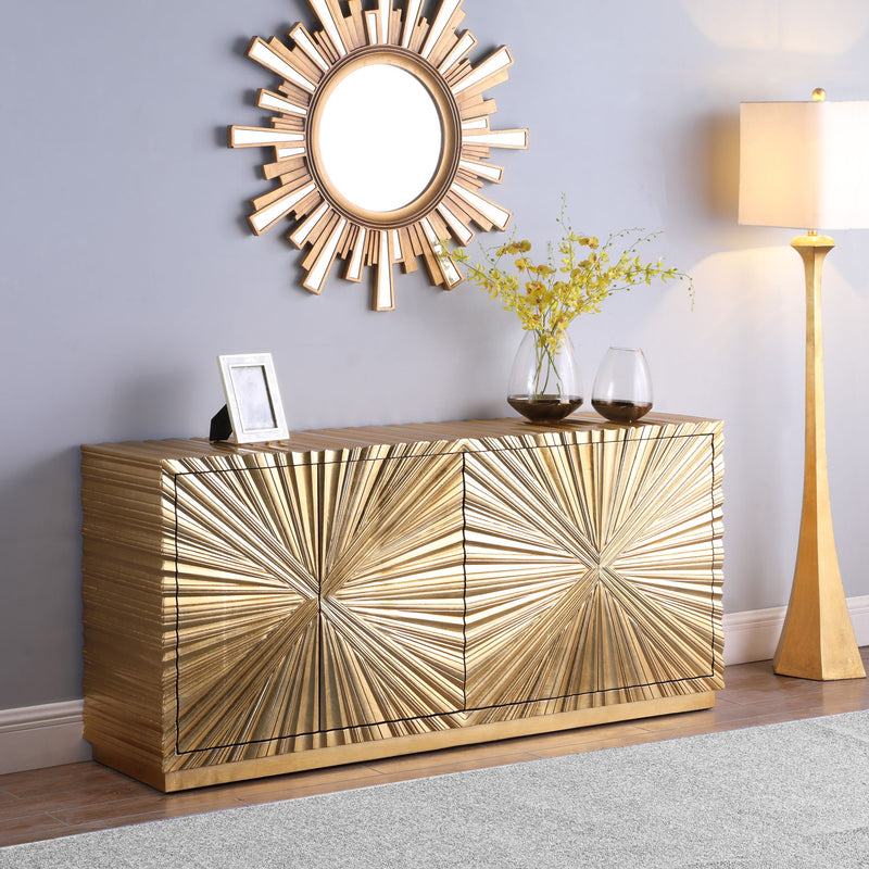 Golda Gold Wood Sideboard / Buffet