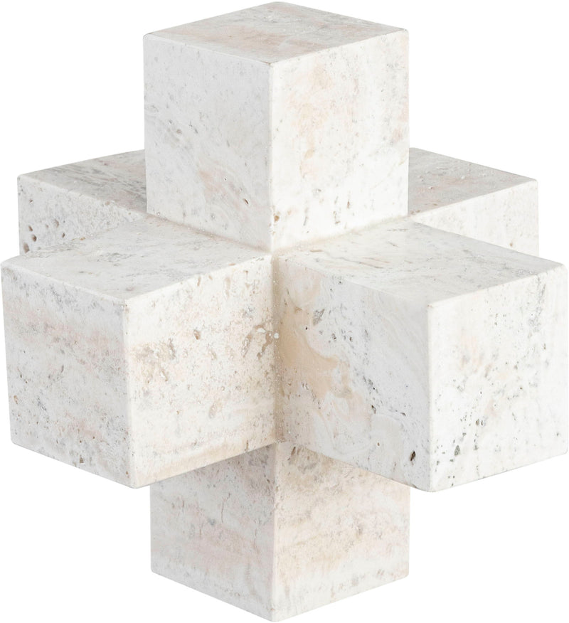 Jack Natural Travertine Decorative Jack Object