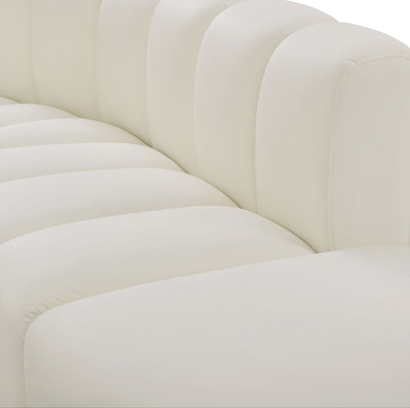 Arc - Faux Leather 6 Piece Modular Sofa