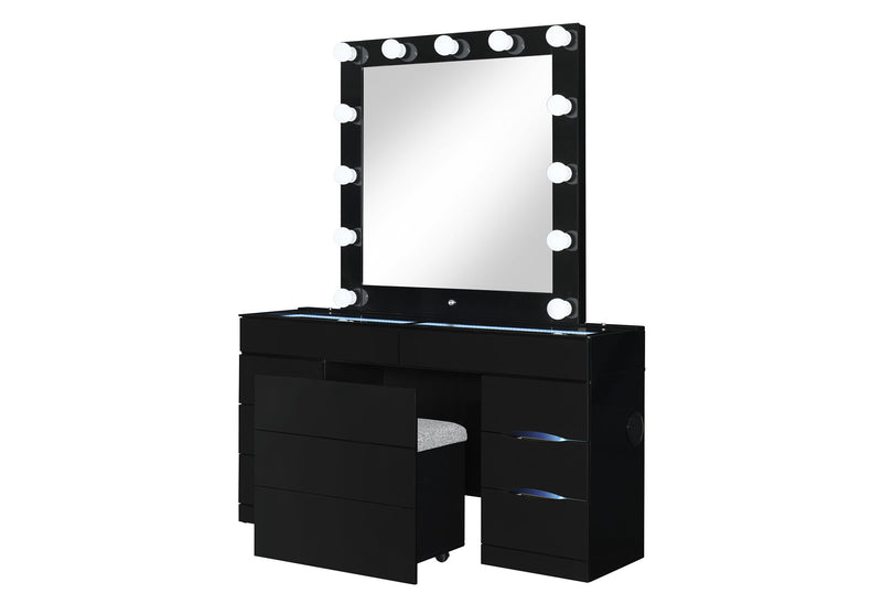 Ella - Storage Stool - Black